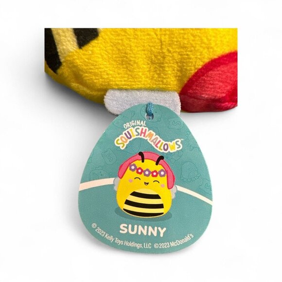 Squishmallows Saku the Hawaiian 8" Pizza plus Hotdog Plush and Sunny the Bee - Picture 13 of 14